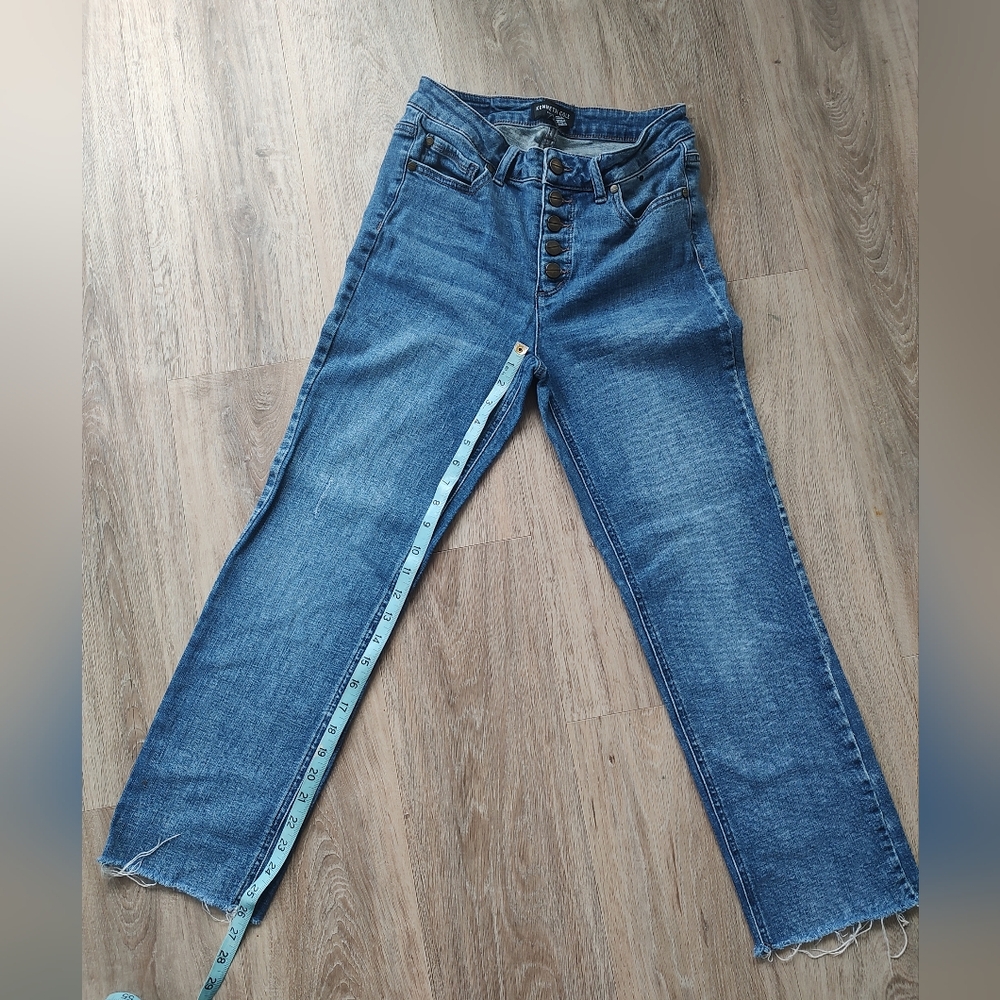 Kenneth Cole Blue Straight Leg Jeans